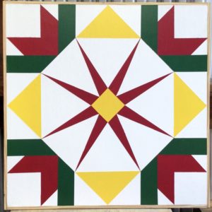 Christmas Star Barn Quilt