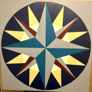 Mariner's Compass Barn Quilt